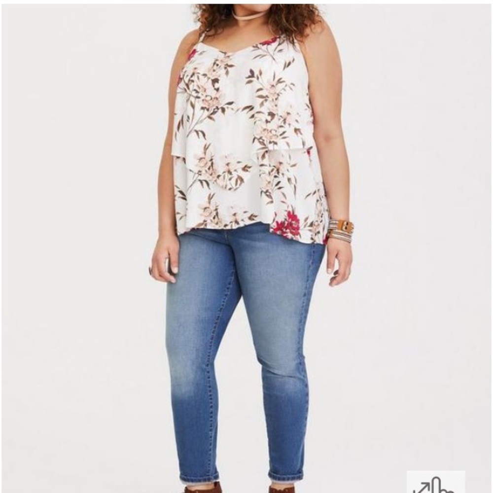 TORRID Sophie Textured Woven Double Layer Swing Cami | 2XL